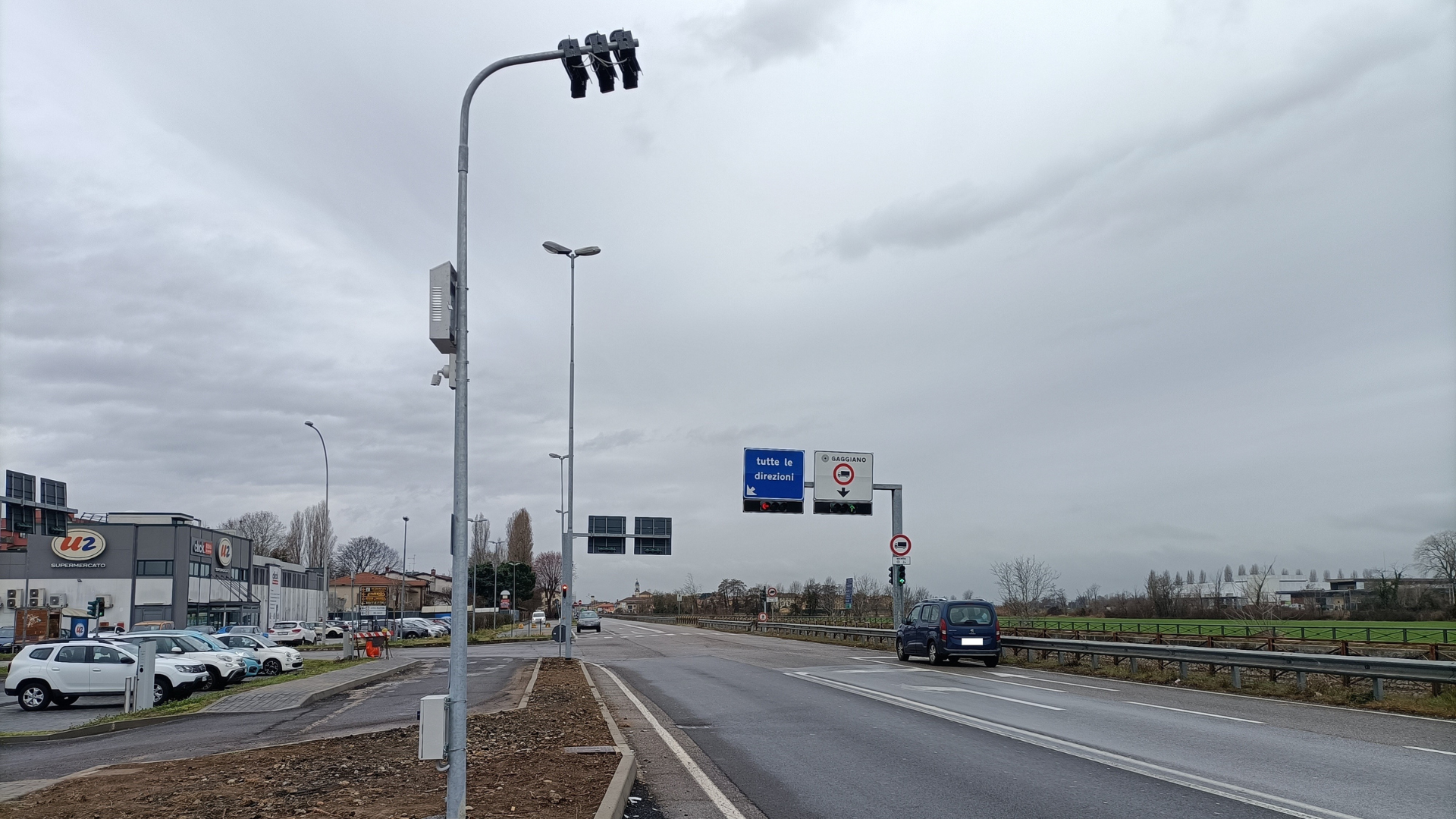 New device for detecting traffic light traffic violations in the municipality of Gaggiano